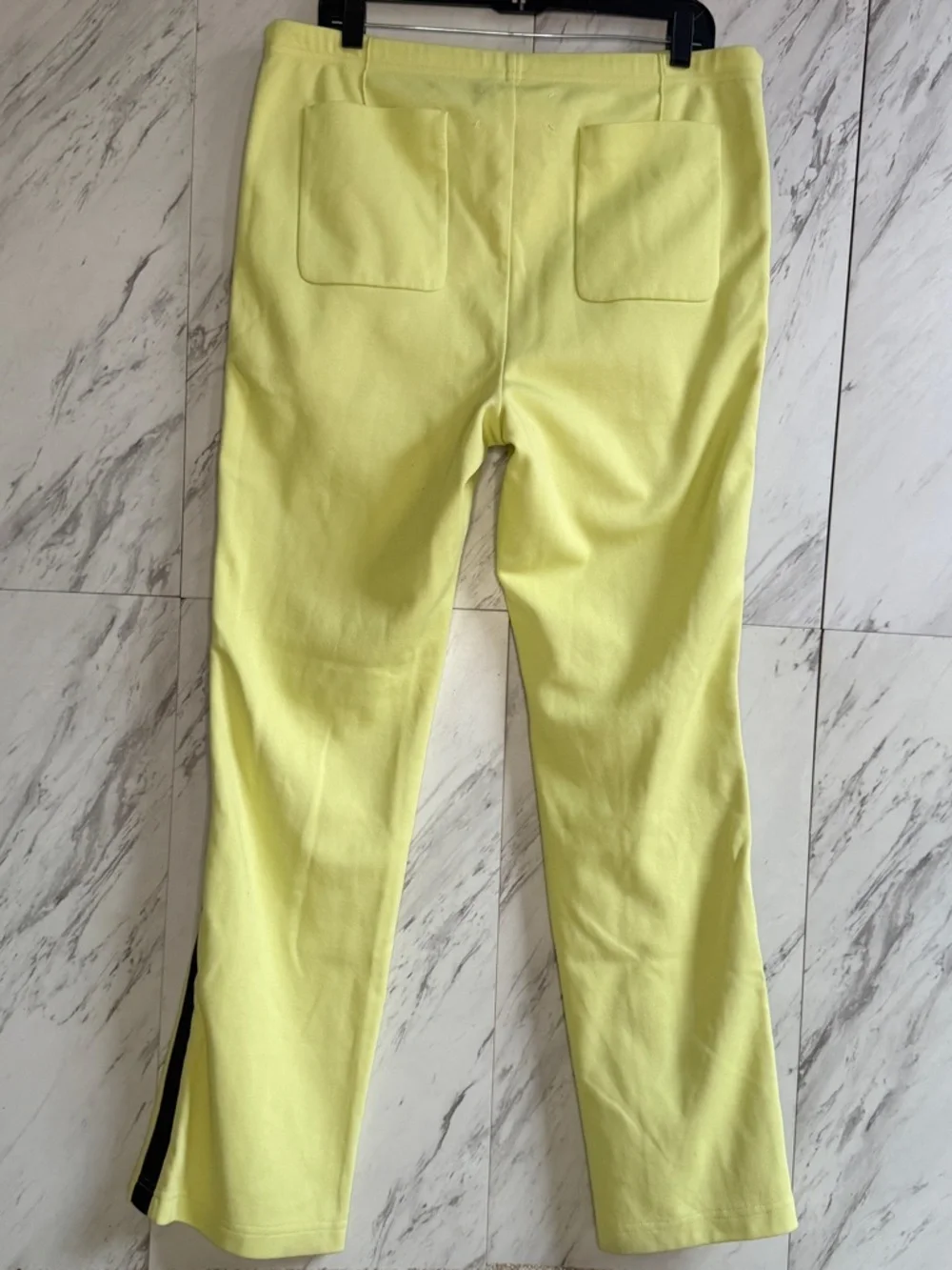 Maison Margiela Lime Green Side Stripe Italian Track Pants SZ 34 (IT 50)